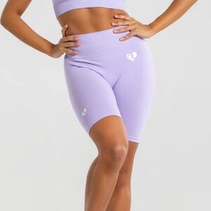 Women’s Best Power Seamless Cycling Shorts Lilac